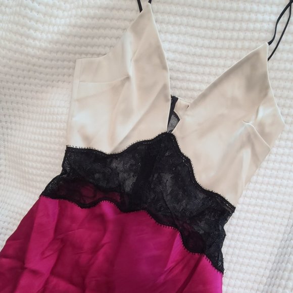 NEW La Perla Silk Lace Chemise Slip 38 - Picture 1 of 2